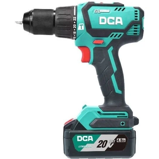 دریل شارژی چکشی 20 ولت دی سی ای مدل ADJZ05-13EMCUT 45 D