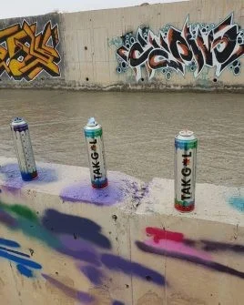طراحی با اسپری رنگ