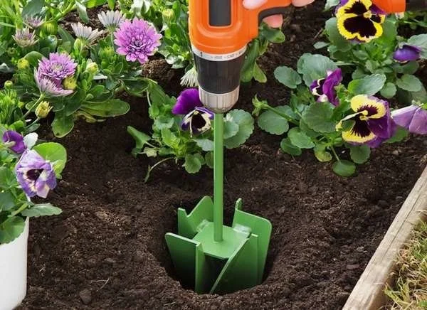ایجاد حفره باغبانی با دریل