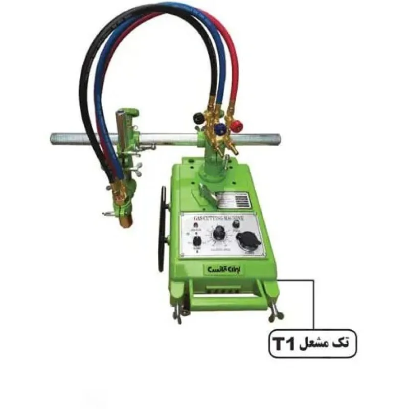 دستگاه برش ریلی تک مشعلی کات ایران ترانس مدل GAS CUT T۱