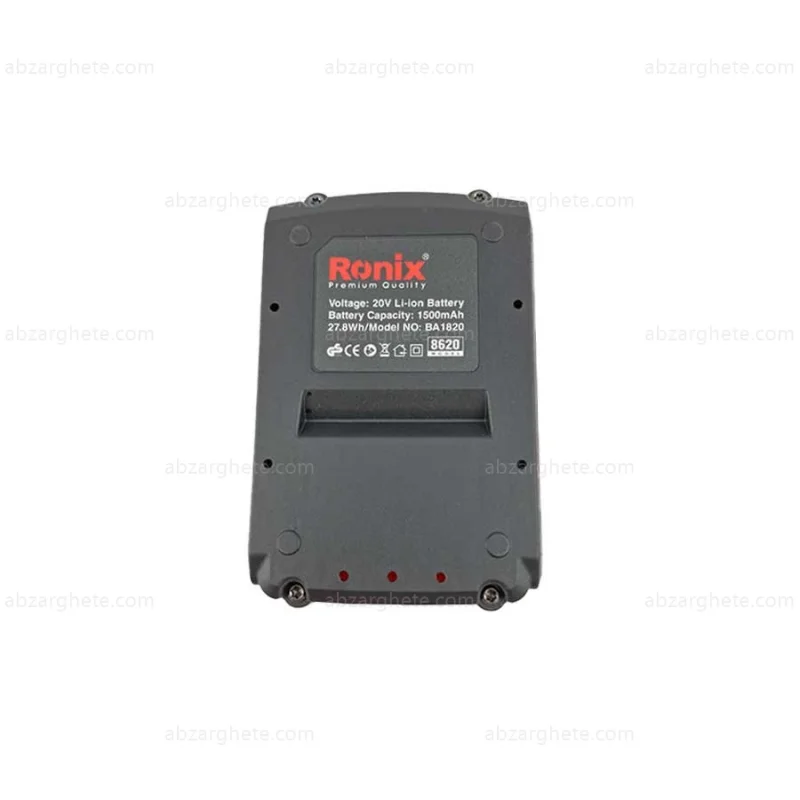 باتری دریل شارژی 20 ولت رونیکس مدل 8620 - تصویر 4
