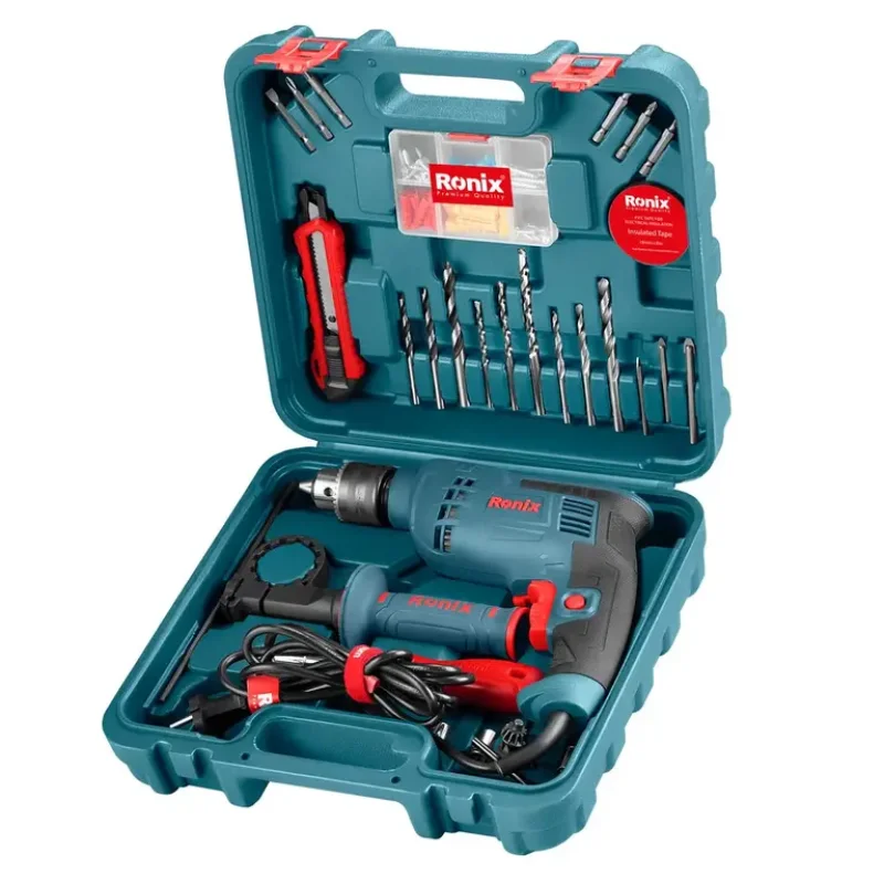 ست ترکیبی دریل برقی رونیکس ۳۳ پارچه مدل RS-۰۰۰۸ - تصویر 2